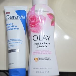 CeraVe Hydrating Conditioner and Olay Fresh Radiance Set